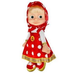 Кукла Маша 29 см из м/ф Маша и Медведь озву. в красном платье в пак. 362768/259651