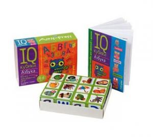 Кубики IQ Азбука 65 игр для разв. речи