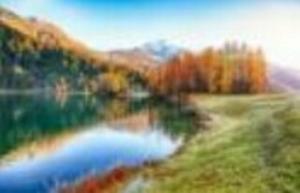 Картина по номерам 30х40 Осенняя природа горной местности
