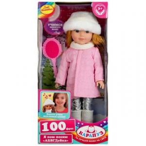 Кукла 38 см Катерина говорит 100 фраз в зимнем костюме с аксесс. 313329