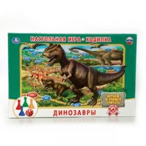 Игра-ходилка Динозавры в кор.