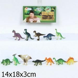 Набор динозавров 12 шт. 6 см асс. в пак.  HB9613-12