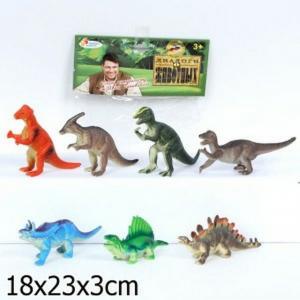 Набор динозавров 7 шт. 12.5 см в асс. в пак. HB9908-7