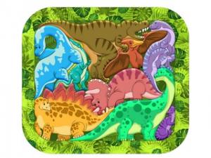 Пазлы в рамке Зоопазл Динозавры